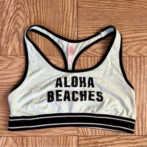Women’s Victoria’s Secret Aloha Beaches sports bra large